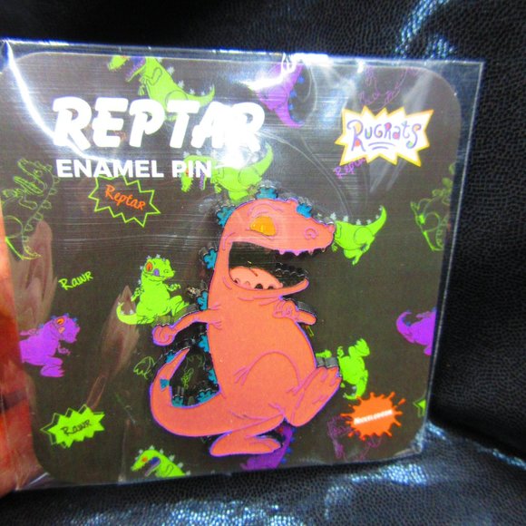 NEW 2018 Nick Box Purple Reptar from Rugrats Enamel Pin Collectible RARE - Picture 5 of 5